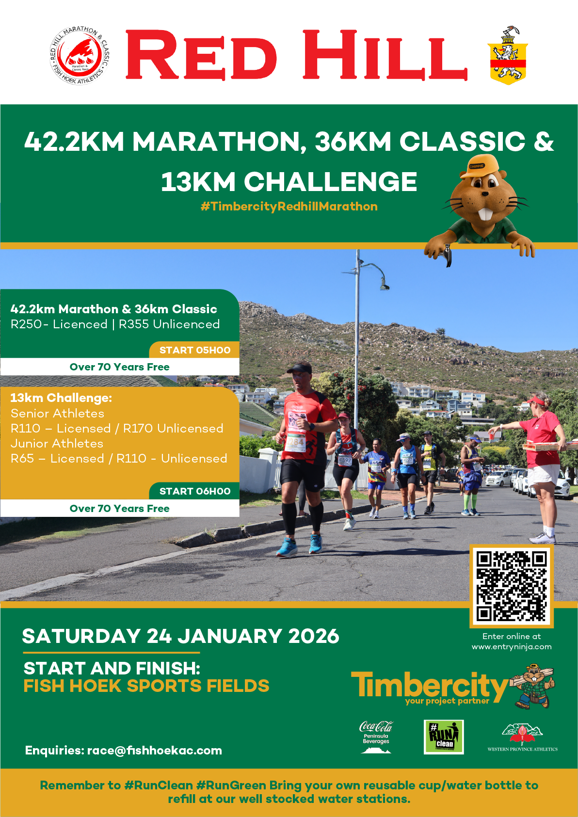 Timbercity Red Hill Marathon | Entry Ninja – the best outdoor